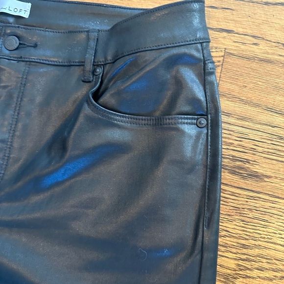 Loft black coated skinny jeans 14 - Picture 5 of 5